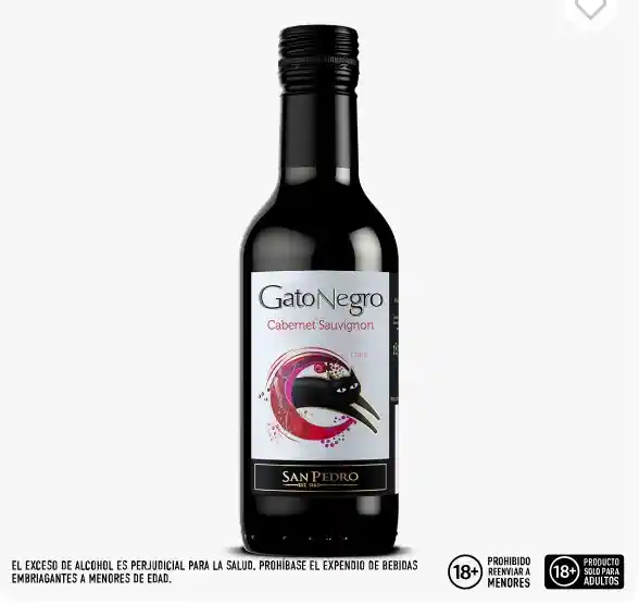 Vino Tinto Gato Negro Varietal Cabernet Sauvignon