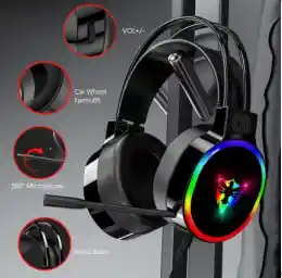 Audífonos Usb Con Luces Rgb – Comodidad Y Estilo En Uno Solo