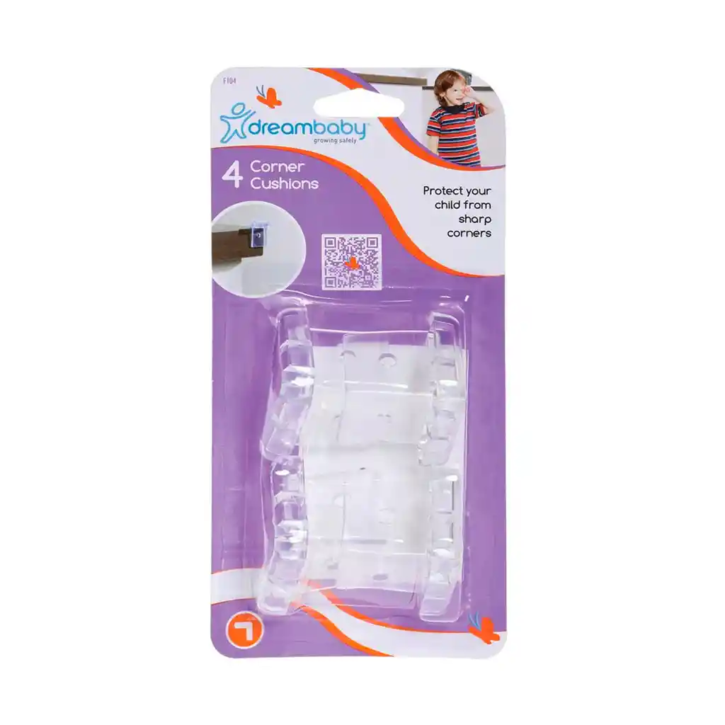 Paquete X4 Protectores De Esquinas Para Mesas, Ideal Para Las Esquinas Agudas, Fácil De Instalar, Diseño Extrafuerte, Material Resistente No Tóxico, Con Respaldo Adhesivo - Dreambaby