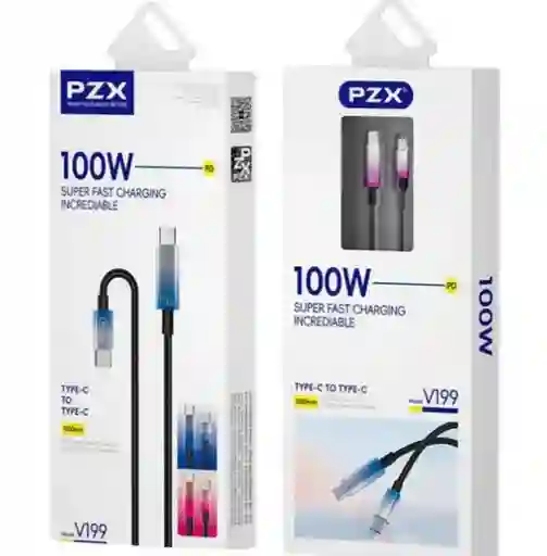 Cable Tipo C A Tipo C – Carga Rápida 100w Y 6a De Potencia