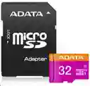 Memoria Microsd Adata 32gb – Rápida, Resistente E Incluye Adaptador