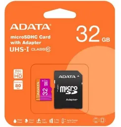 Memoria Microsd Adata 32gb – Rápida, Resistente E Incluye Adaptador