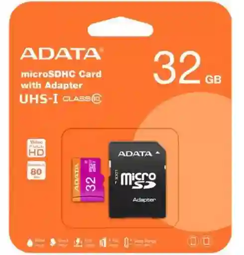 Memoria Microsd Adata 32gb – Rápida, Resistente E Incluye Adaptador