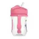 Vaso De 270 Ml Con Agarraderas Y Pitillo Para Bebé, A Prueba De Derrames, Protector Para El Pitillo, Fácil De Limpiar, 100% Libre De Bpa, Hecho En Material Resistente - Dr Brown's