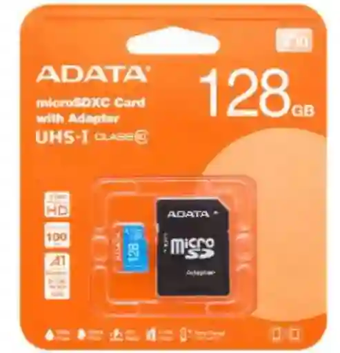Memoria De Alta Capacidad – Adata 128gb Con Adaptador Incluido
