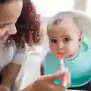 Set X4 Cucharas De Punta De Silicona Suave Multicolor, Flexible Y Poco Profunda, Hecha En Material De Calidad 100% Libre De Bpa, Mango Largo, Fácil De Limpiar - Dr Brown's