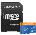 Memoria Microsdxc Adata 64gb – Rápida, Segura Y Con Adaptador