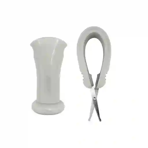 Tijeras Con Punta Redondeada Para Manicura Del Bebé, Mango En Silicona 100% Libre De Bpa, Hojas Curvas, Fácil Agarre Antideslizante, Hechas En Material De Alta Calidad - Dr Brown's