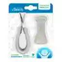 Tijeras Con Punta Redondeada Para Manicura Del Bebé, Mango En Silicona 100% Libre De Bpa, Hojas Curvas, Fácil Agarre Antideslizante, Hechas En Material De Alta Calidad - Dr Brown's