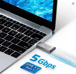 Memoria Usb Adata 128gb – Velocidad 3.2 Y Diseño Metálico Compacto