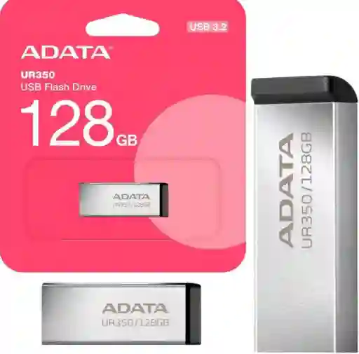 Memoria Usb Adata 128gb – Velocidad 3.2 Y Diseño Metálico Compacto