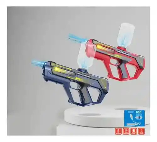 Pistola De Agua Eléctrica Y Manual 2 En 1 Juguete Niños