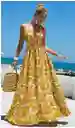 Vestido Largo De Verano Casual Talla L / Xl