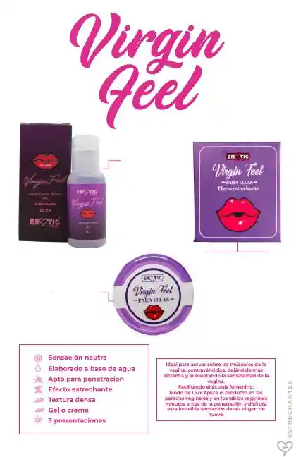 Estrechante Vaginal Virgin Feel Gel 30 Ml
