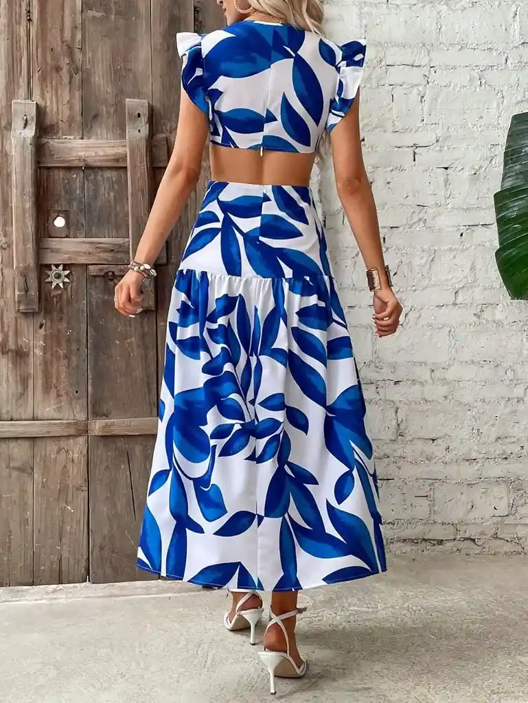Vestido Largo De Verano Casual Talla S / M