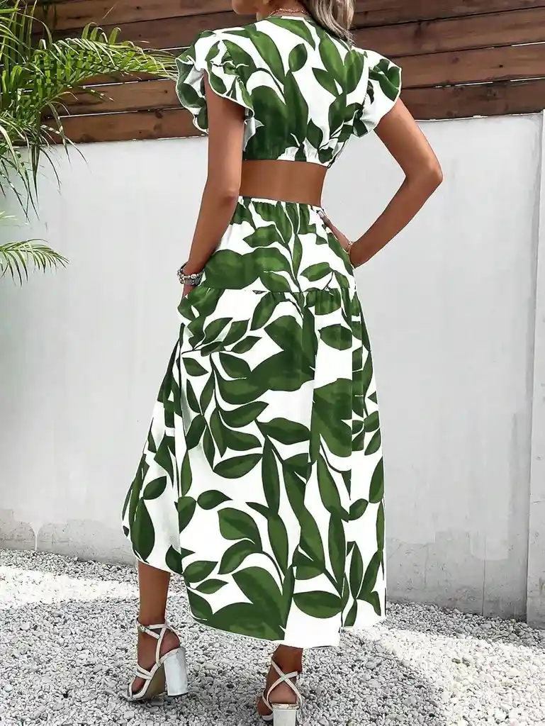 Vestido Largo De Verano Casual Talla S / M