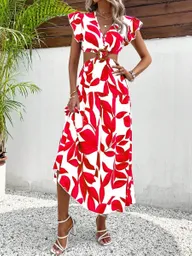 Vestido Largo De Verano Casual Talla S / M