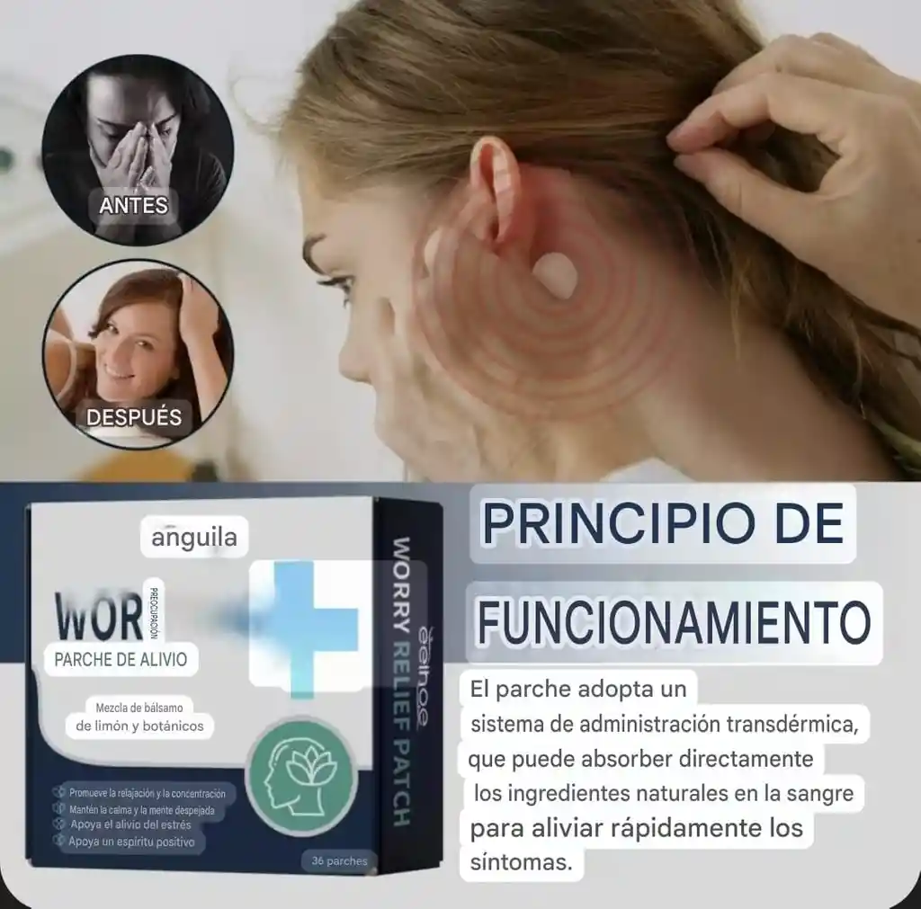 Parche Para Aliviar La Ansiedad