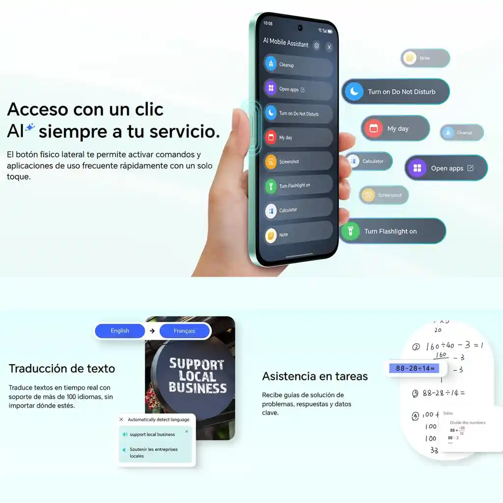 Celular Honor X6c Dual Sim 256gb /8gb 6.61'' Ip64 50mpx, Negro