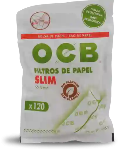 Filtros De Papel Slim Ocb 6mm X 120 Uni