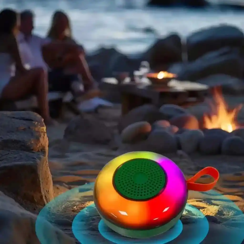 Parlante Portatil Inalambrico Bluetooth Luces Rgb Fm Usb
