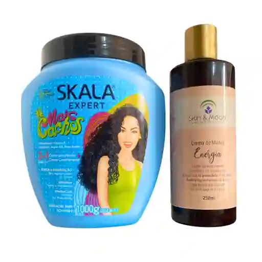 Skala Mais Cachos + Crema Energía X 2 Unds