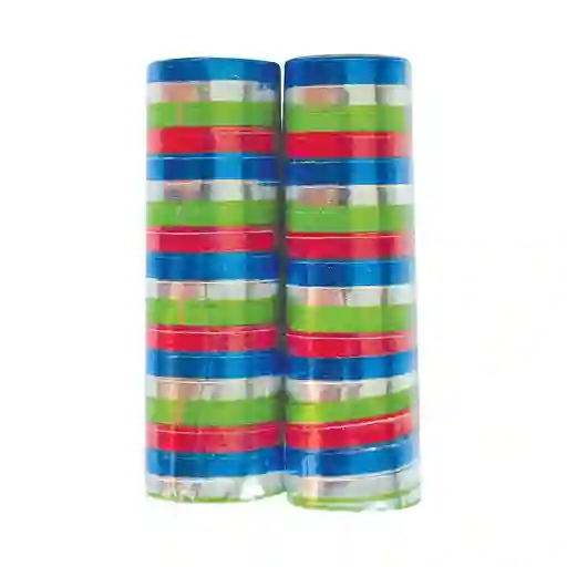 Serpentina Metalizada 4m Multicolor (x2 Unidades) - Sempertex