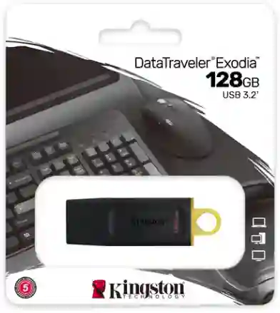 Kingston Datatraveler Exodia 128 Gb Memoria
