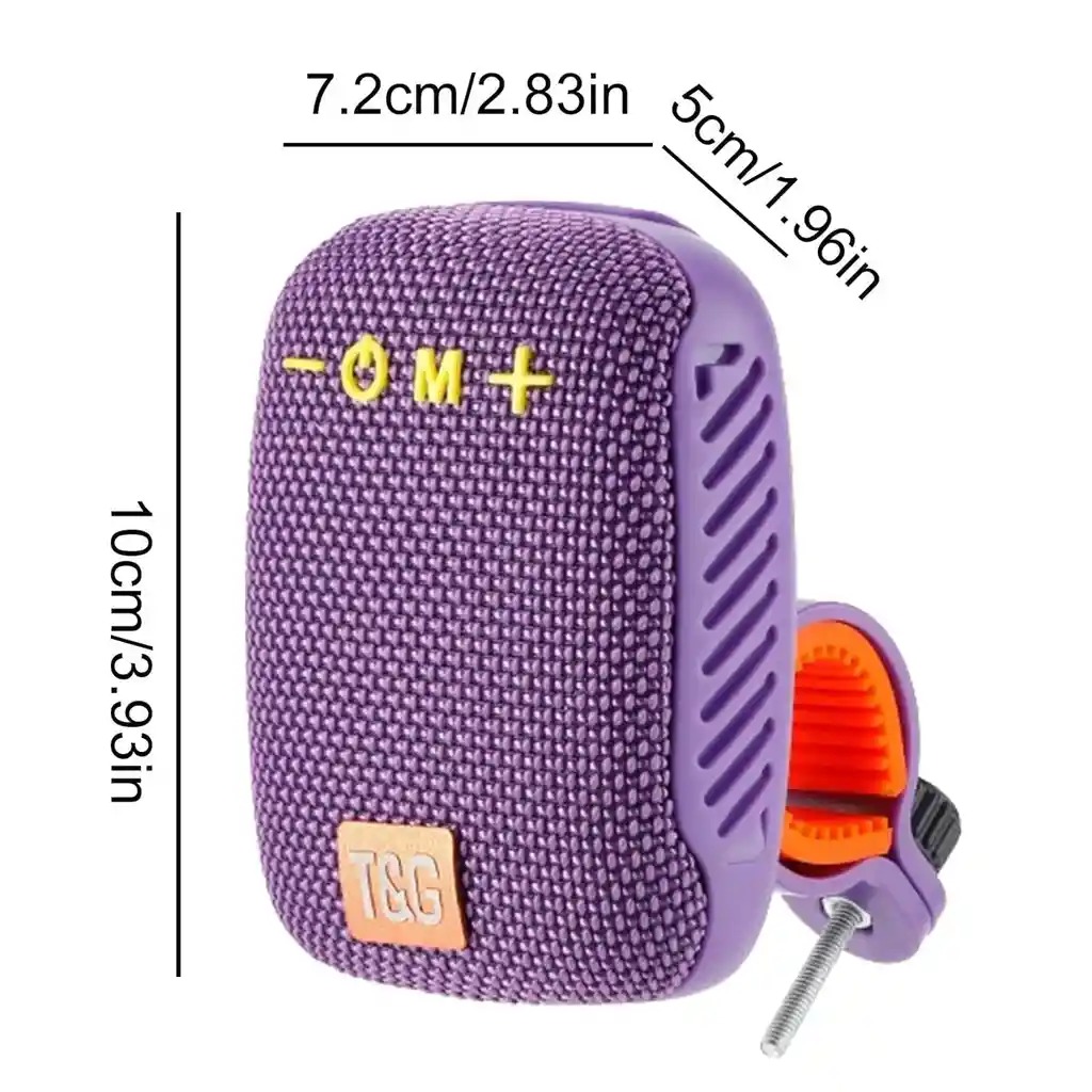 Parlante Inalambrico Bluetooth Agarre Manubrio Bicicleta Bike