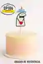 Vela Feliz Cumpleaños Diseño Hombre Estilo Flork