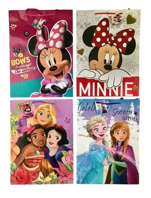 Bolsa De Regalo Jumbo Para Niña 45 X 33 Cm Diseños Surtidos