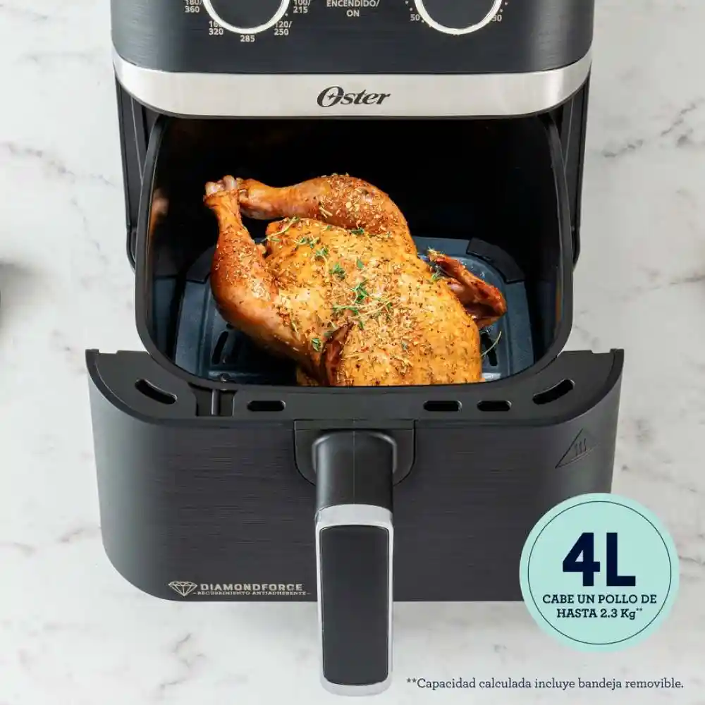 Freidora Oster Negro 4 Lt 1300 W
