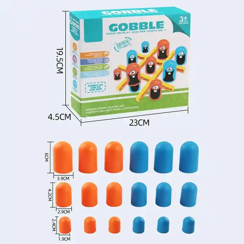 Juego De Mesa De Gobble Triki Estrategia Agilidad - Didactic