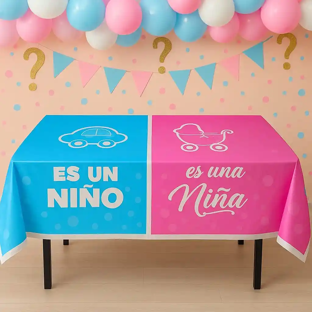 Mantel Desechable Para Fiesta De Revelacion De Genero/baby Shower