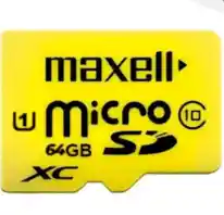 Memoria Microsd Maxell 64gb – Con Adaptador Sd Y Alta Velocidad