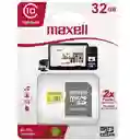 Memoria Microsd Maxell 32gb – Compacta, Rápida Y Con Adaptador Sd