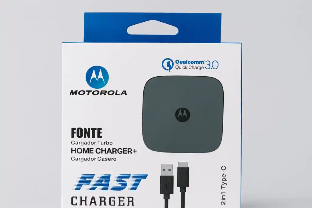 Cargador Motorola Tipo C 3.0 Carga Rapida