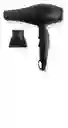 Secador Cabello 3000w Potente Tres Niveles De Temp Re2003 Color Negro