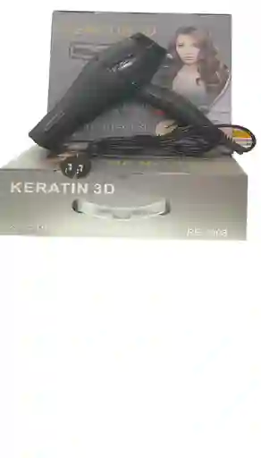 Secador Cabello 3000w Potente Tres Niveles De Temp Re2003 Color Negro