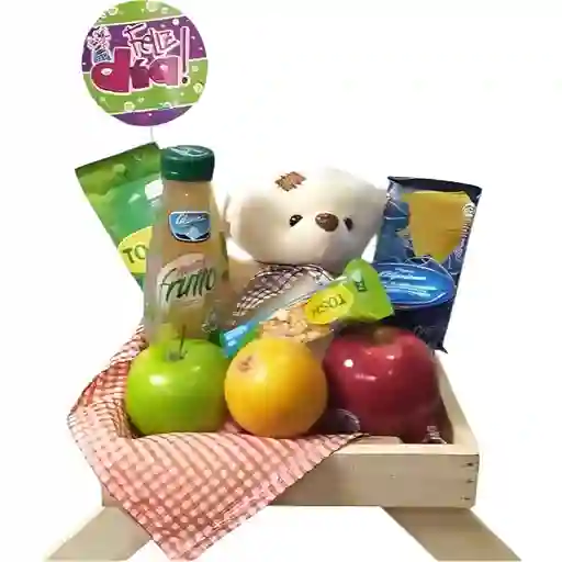 Desayuno Sorpresa En Bandeja De Madera