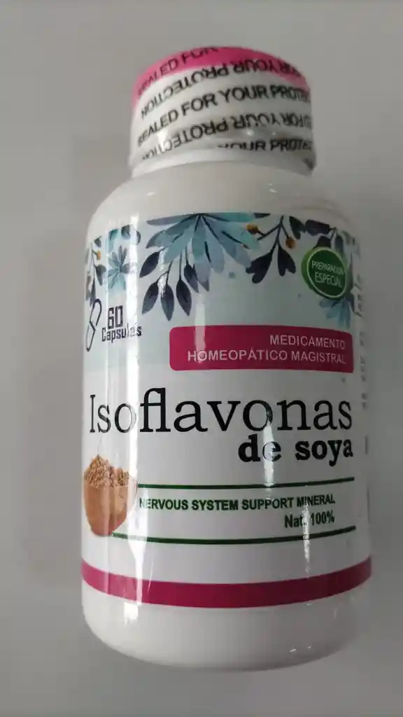 Isoflavonas De Soya 60 Capsulas