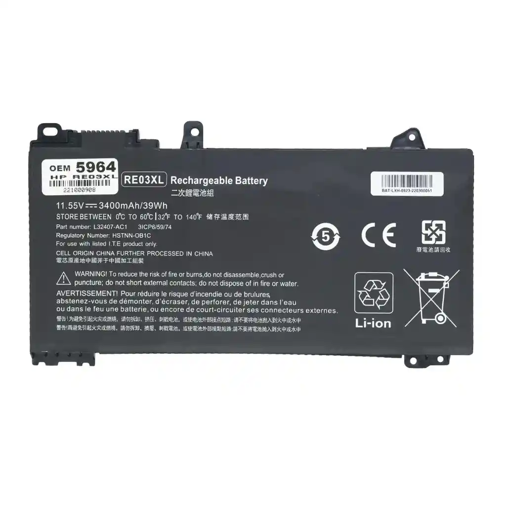 Bateria Oem Para Hp Re03xl