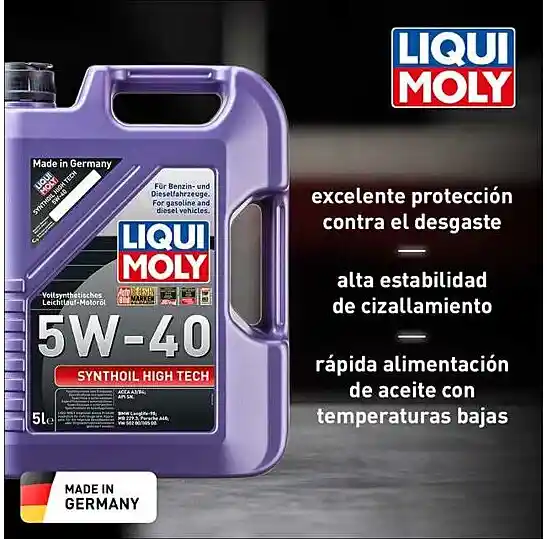 Aceite Carro 5w40 5l Aceite De Motor 5w40 Synthoil High Tech Sintetico Synthoil High Tech 5w-40