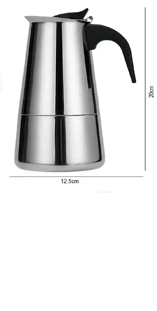 Cafetera Italiana Espresso Maker Acero Quirurgico 9 Tazas