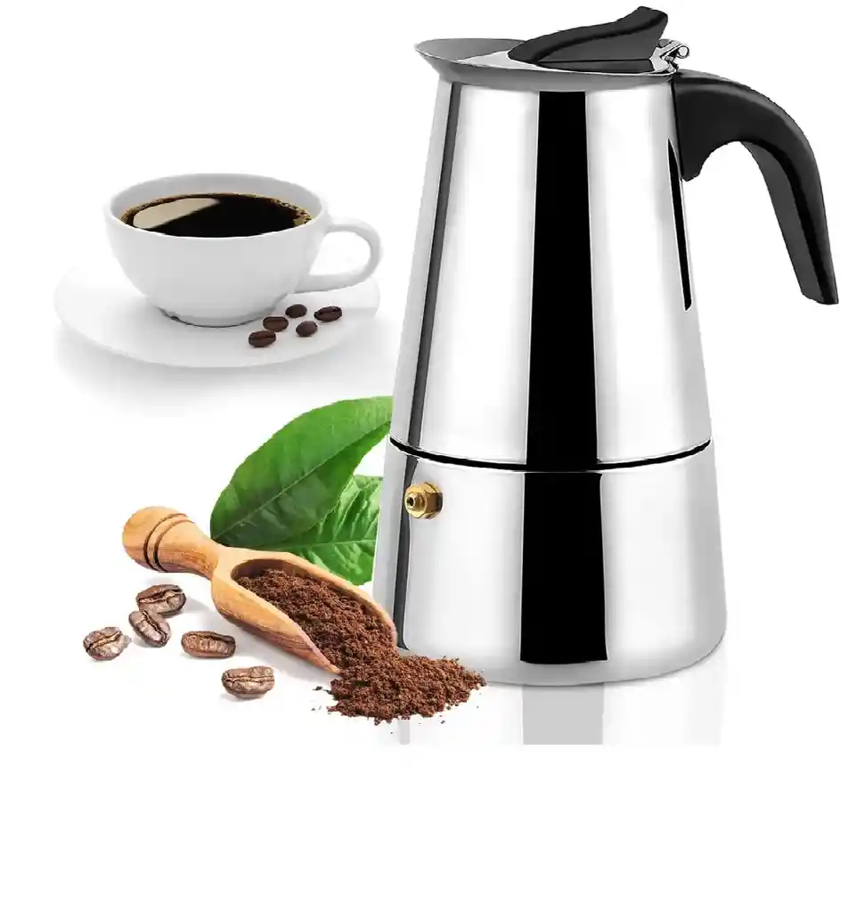 Cafetera Italiana Espresso Maker Acero Quirurgico 9 Tazas
