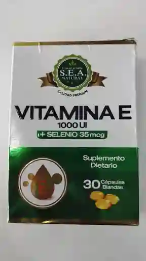 Vitamina E 1000ui + S 30 Capsulas