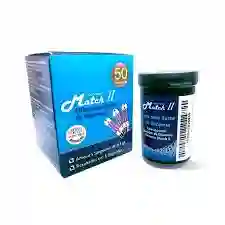 Tiras Reactivas De Glucosa Match Ii