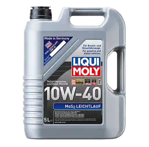 Aceite Carro 10w 40 5l De Motor 10w40 Con Mos2 Leichtlauf Mos2 Leichtlauf 10w-40