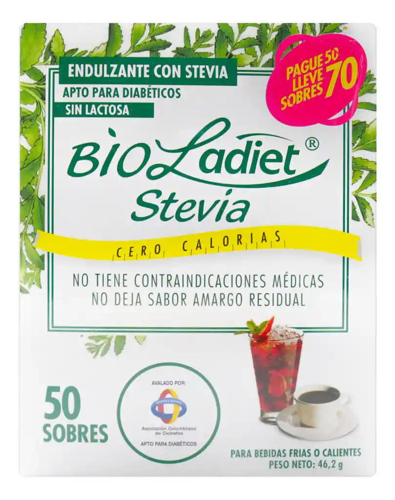 Endulzante Con Stevia Para Diabeticos