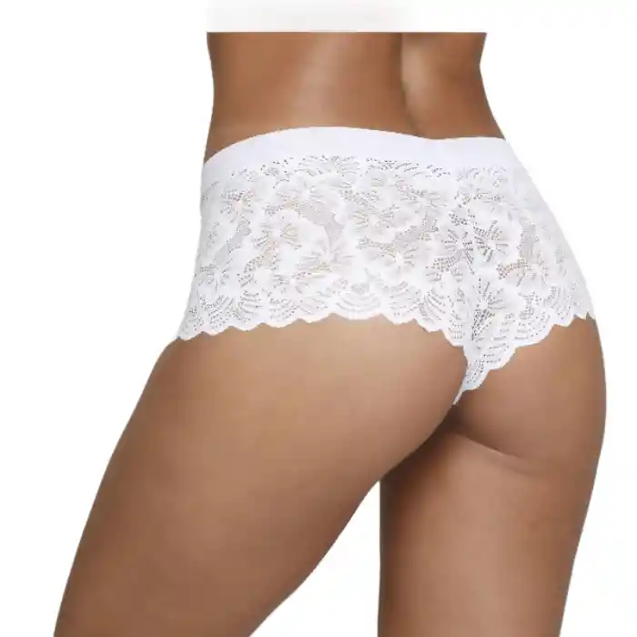 Baby Doll Blanco Con Cachetero